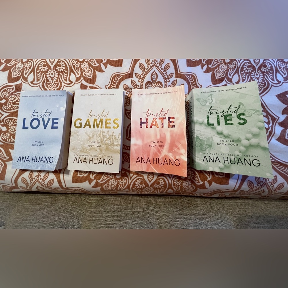 Ana Huang series  (Twisted Love, Twisted Games, Twisted Hate, Twisted Lies)